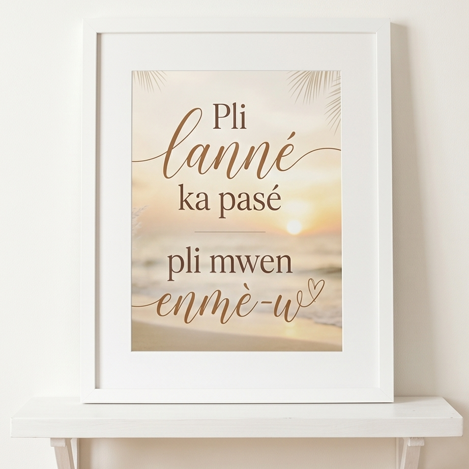 Tableau Pli lanné ka pasé