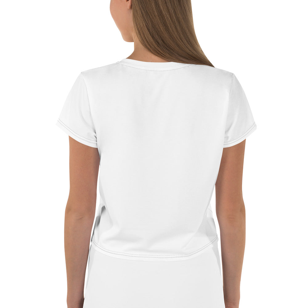 Crop-top "Être forte" – Féminine, libre, puissante