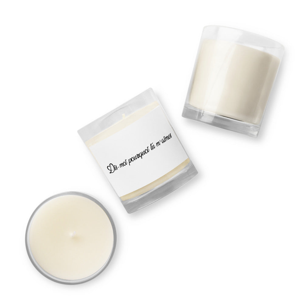 Bougie romantique – Dis moi pourquoi tu m'aimes