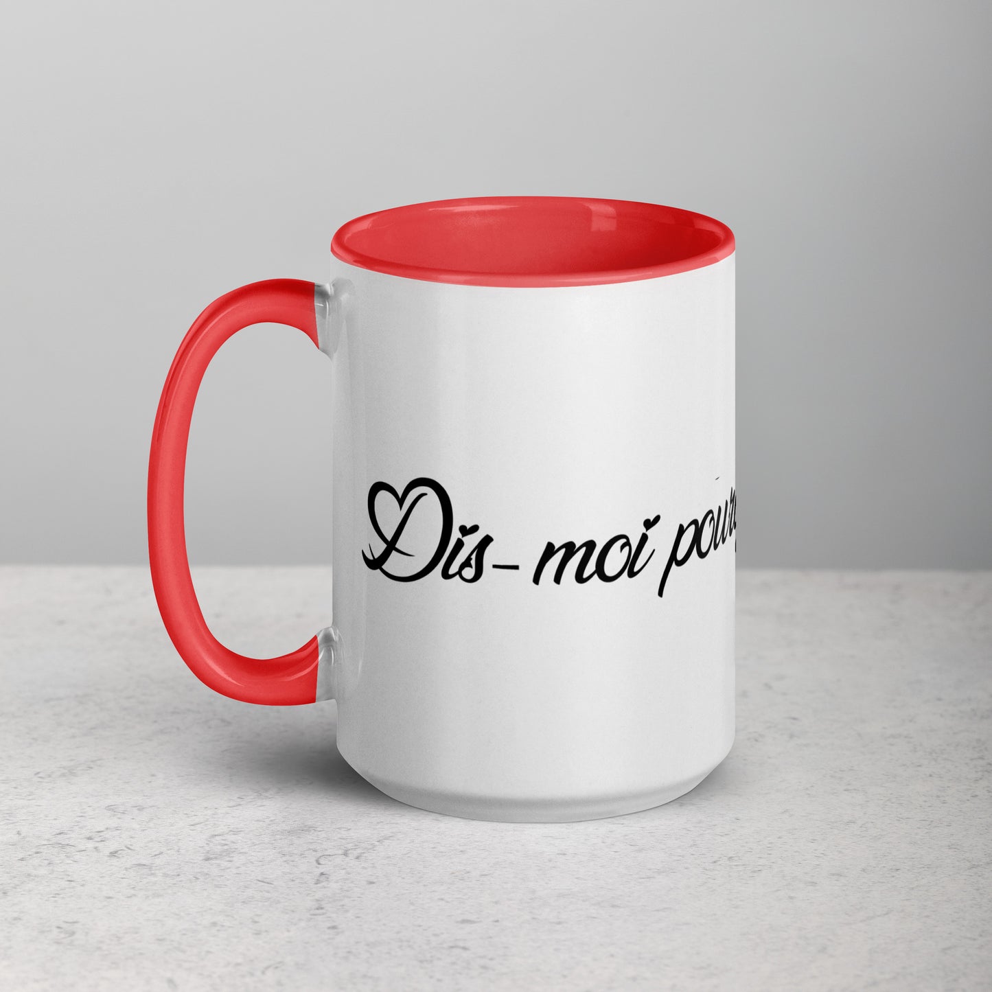 Mug d’amour – Dis-moi pourquoi tu m’aimes, encore et encore