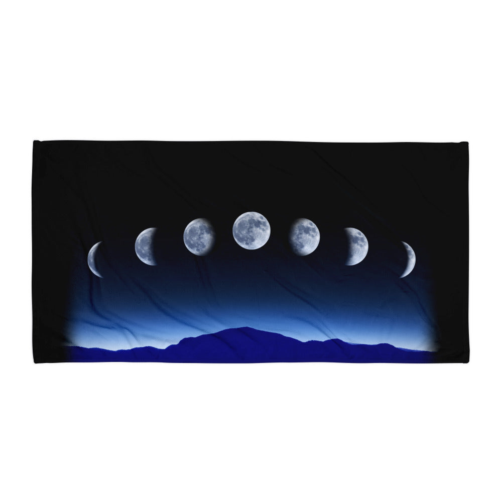 Serviette de plage "Phase lunaire" – Pour les virées douces, de jour comme de nuit