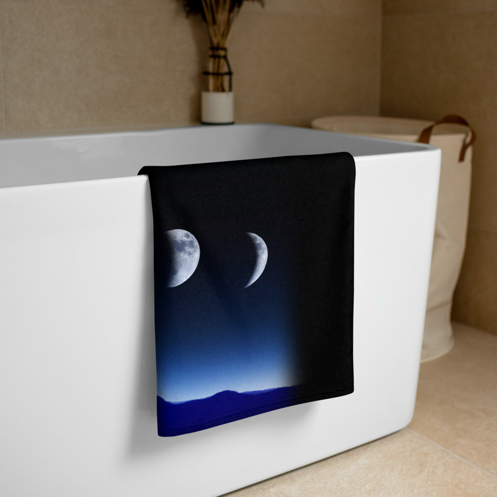 Serviette de plage "Phase lunaire" – Pour les virées douces, de jour comme de nuit