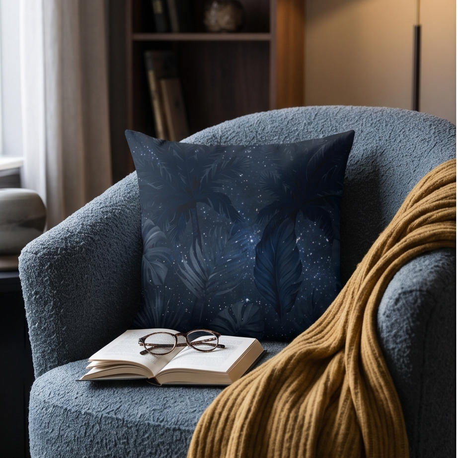 Coussin "Tropical Nocturne"