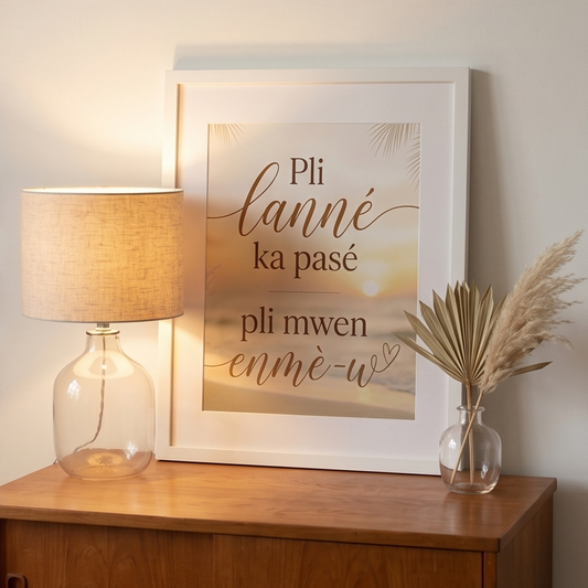 Tableau "Pli lanné ka pasé"