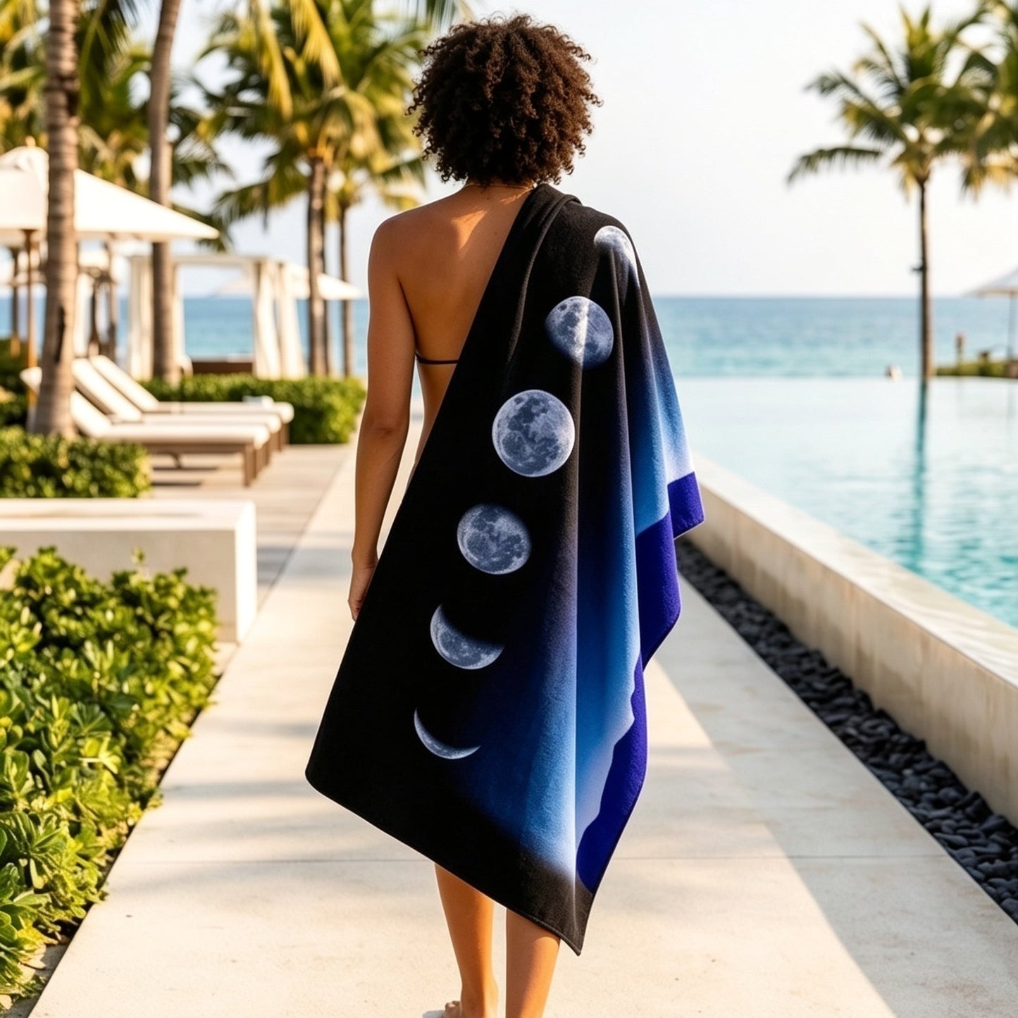 Serviette "Phase lunaire"