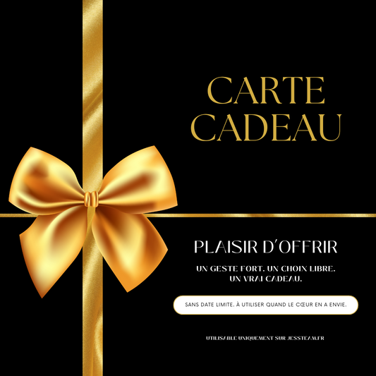 Carte cadeau douce intention