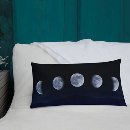 Coussin imprimé "Phase Lunaire" – Poésie et douceur nocturne