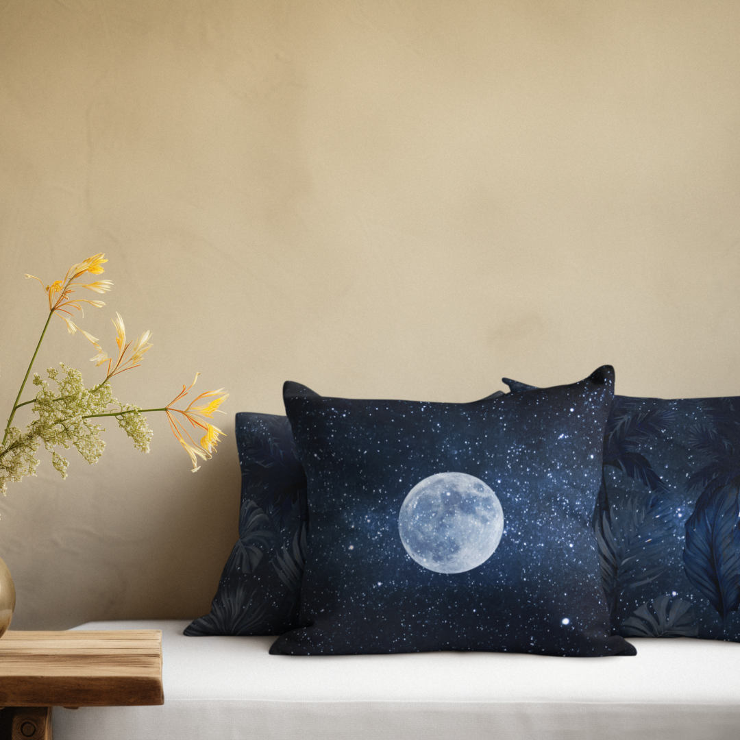 Coussin Pleine Lune Douceur céleste pour ton intérieur