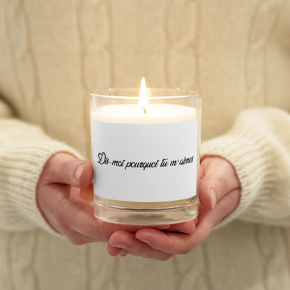 Bougie romantique – Dis moi pourquoi tu m'aimes