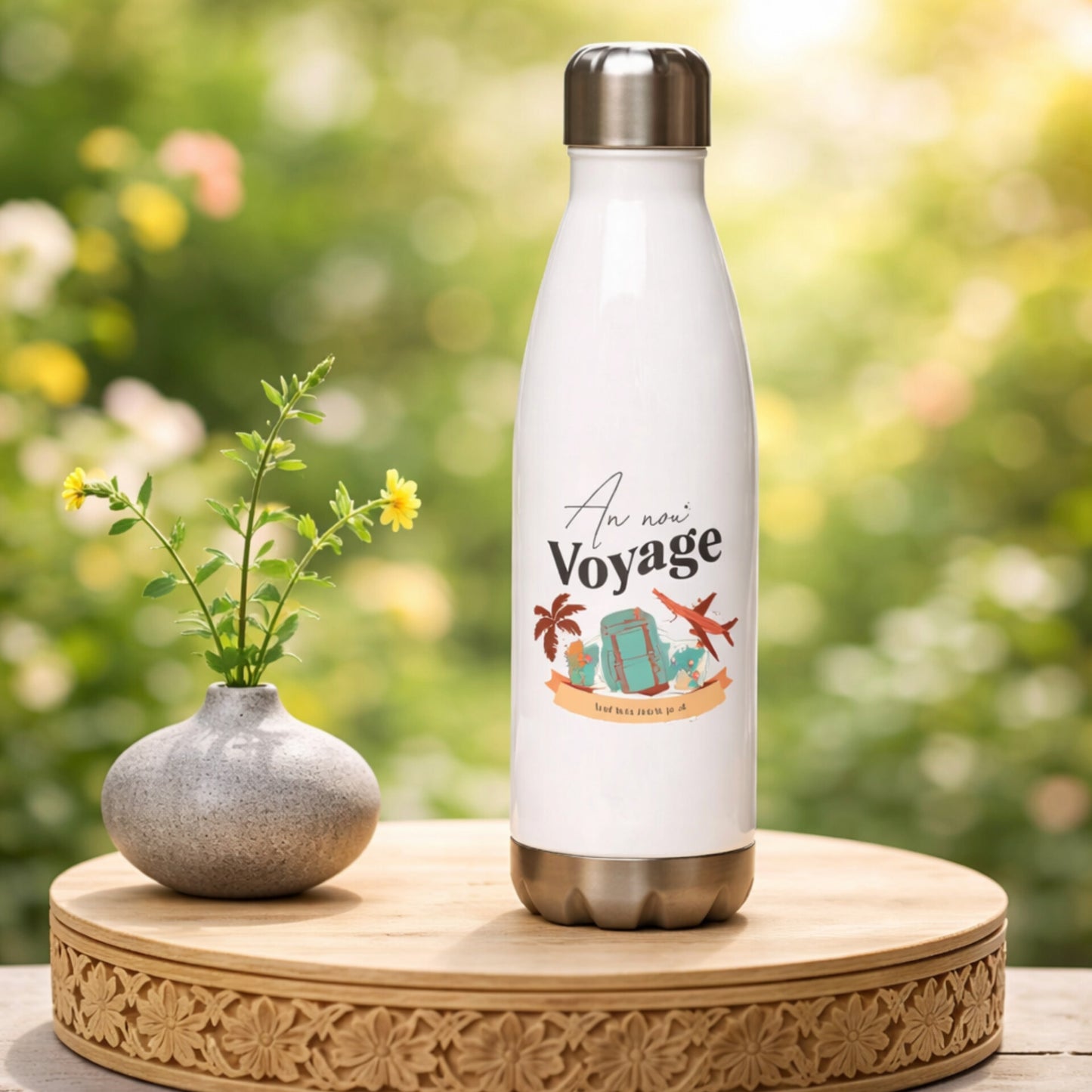 Gourde "An nou voyagé"