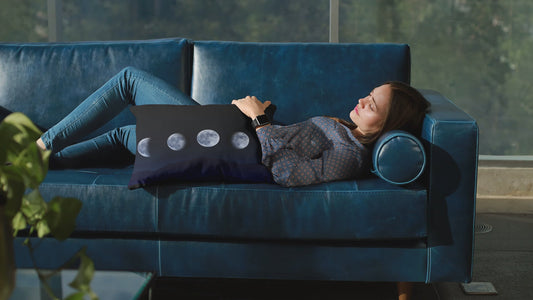 Coussin imprimé "Phase Lunaire" – Poésie et douceur nocturne