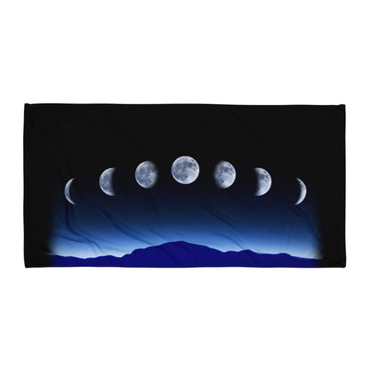 Serviette de plage "Phase lunaire" – Pour les virées douces, de jour comme de nuit