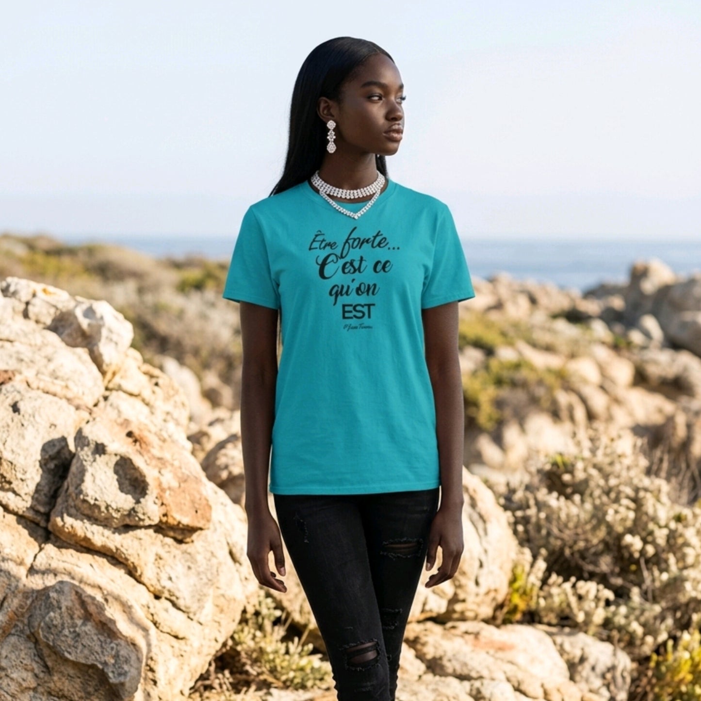 T-shirt "Être forte"