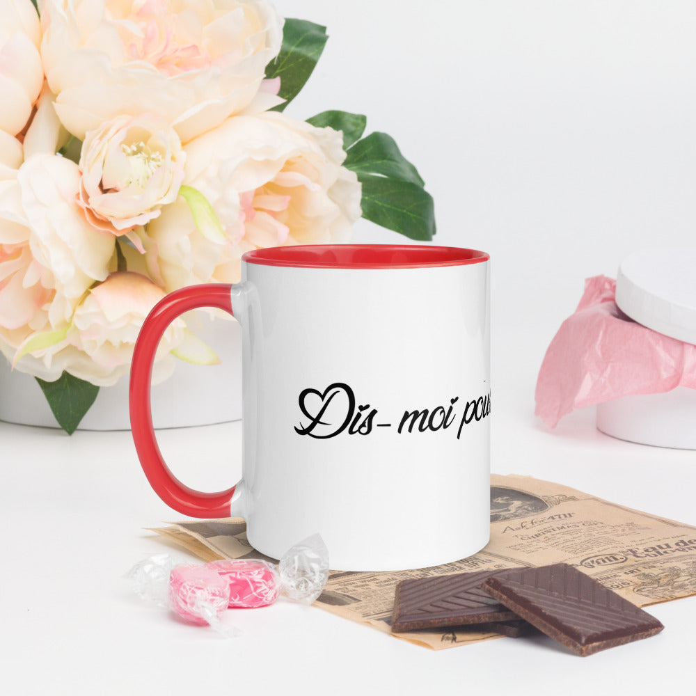 Mug d’amour – Dis-moi pourquoi tu m’aimes, encore et encore