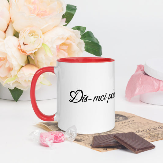 Mug d’amour – Dis-moi pourquoi tu m’aimes, encore et encore